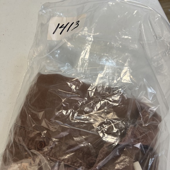 Cloth & Stone Button Shirt Womens Medium Tencel Tunic Long Sleeves Brown - Picture 12 of 12